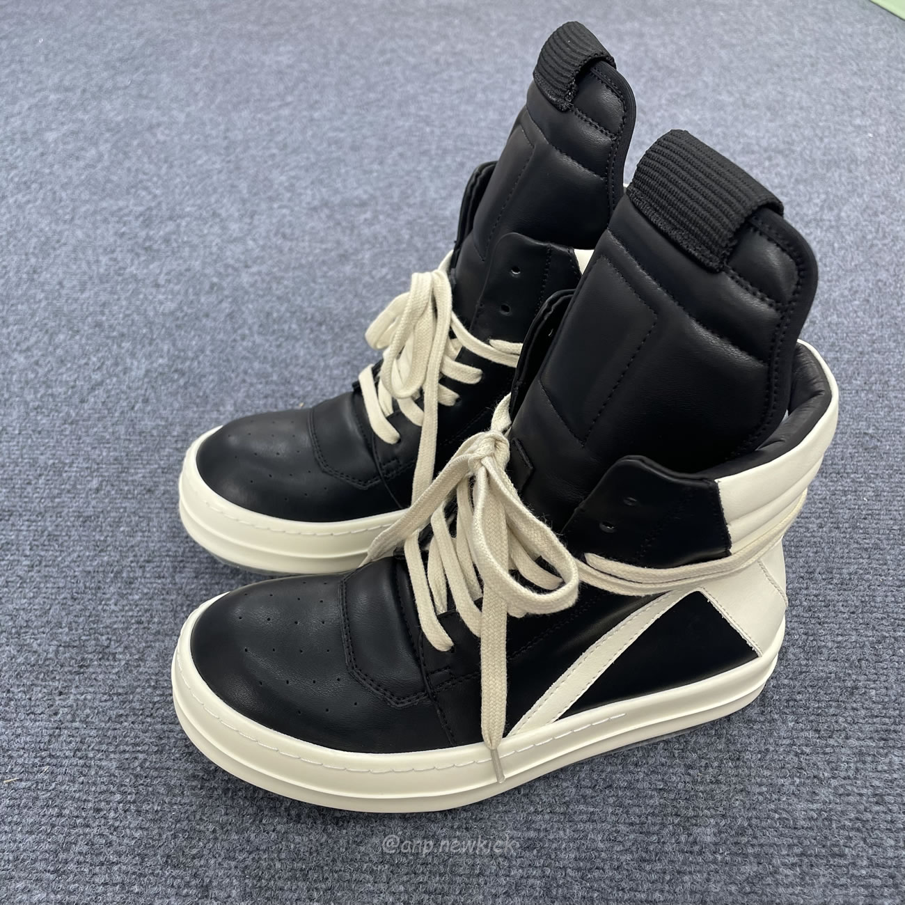 Rick Owens Phlegethon Geobasket Black Milk Ru21s6894 Lpo 91111 (7) - newkick.app